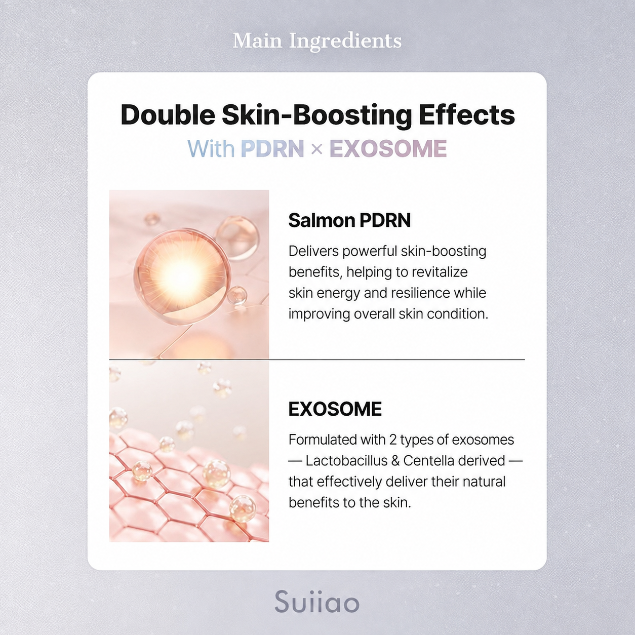 🌸 PDRN & Exosome Glow Mask For Smooth, Radiant Skin