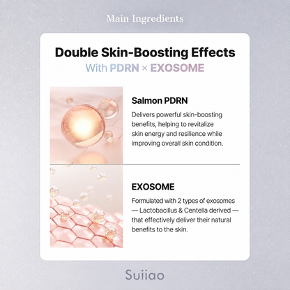 🌸 PDRN & Exosome Glow Mask For Smooth, Radiant Skin