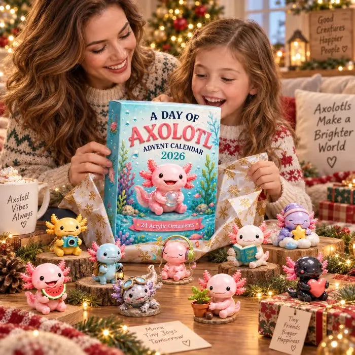 🎄CHRISTMAS KICKOFF 50% OFF - A Day Of Axolotl Advent Calendar 2026