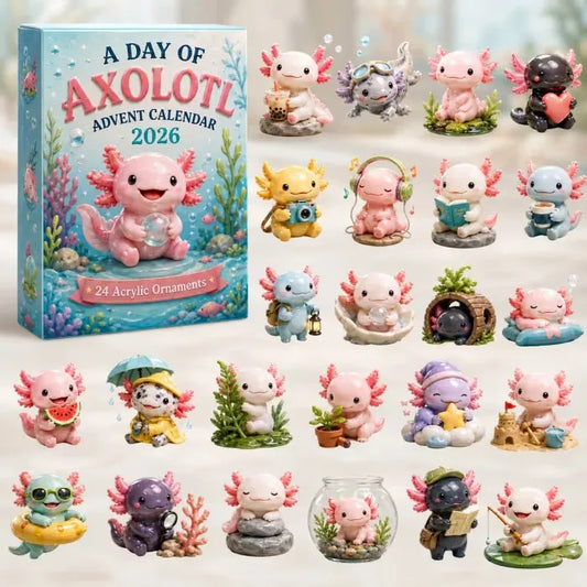 🎄CHRISTMAS KICKOFF 50% OFF - A Day Of Axolotl Advent Calendar 2026