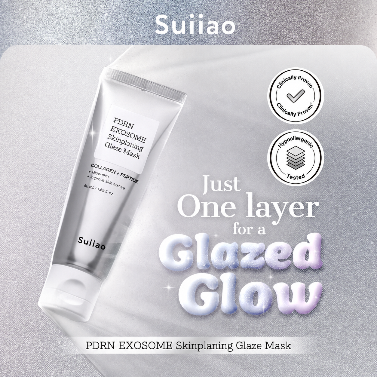 🌸 PDRN & Exosome Glow Mask For Smooth, Radiant Skin