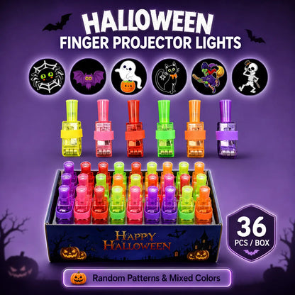 Christmas  Finger Projector Rings – LED Party Favors for Kids