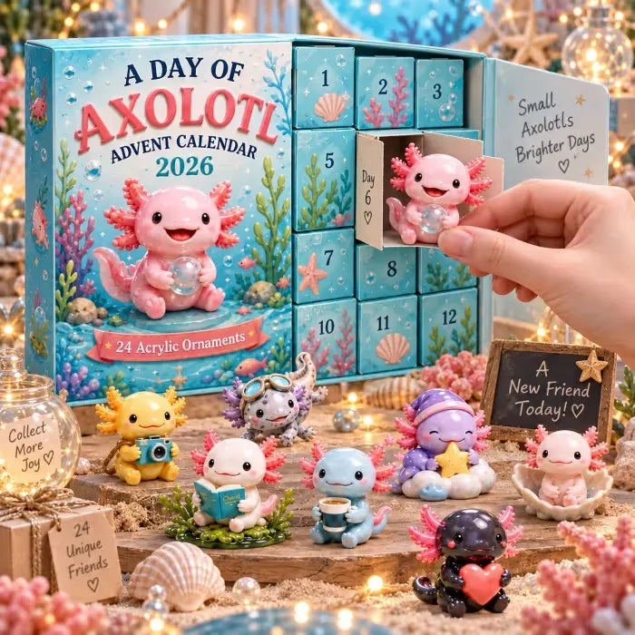 🎄CHRISTMAS KICKOFF 50% OFF - A Day Of Axolotl Advent Calendar 2026