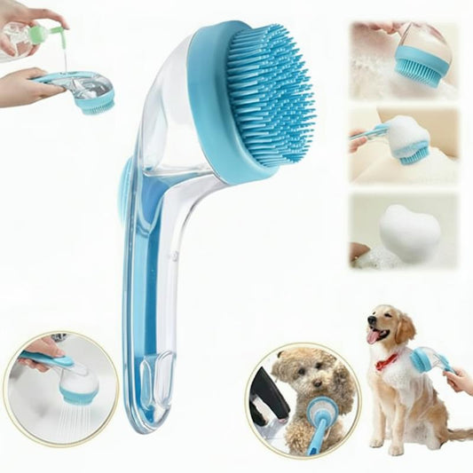 🐶 Removes Loose Hair • Gentle Massage • Easier Bath Time