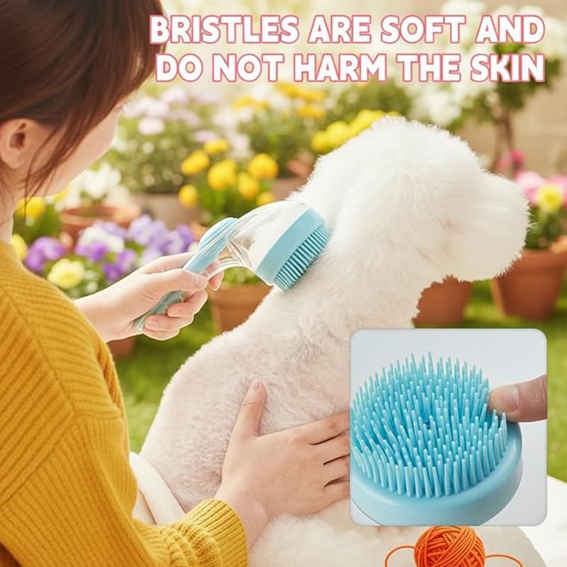 🐶 Removes Loose Hair • Gentle Massage • Easier Bath Time
