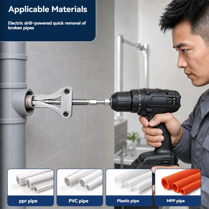 ⚙️ Drill Powered • Rust Removal • Perfect For Home Plumbing Fixes