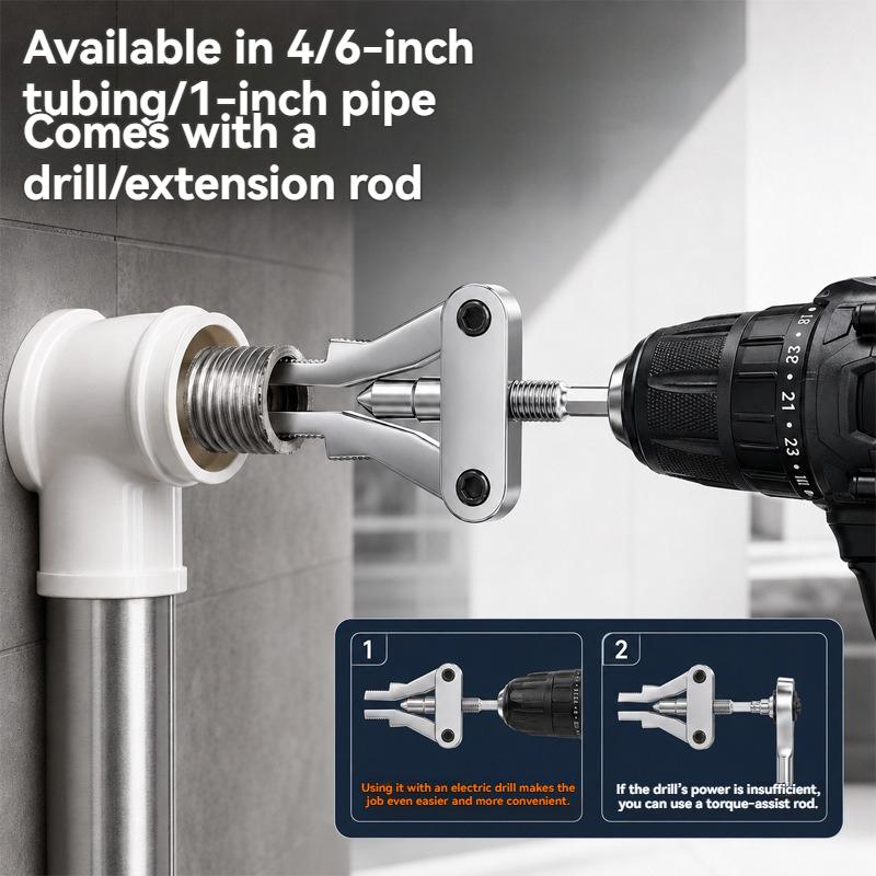 ⚙️ Drill Powered • Rust Removal • Perfect For Home Plumbing Fixes