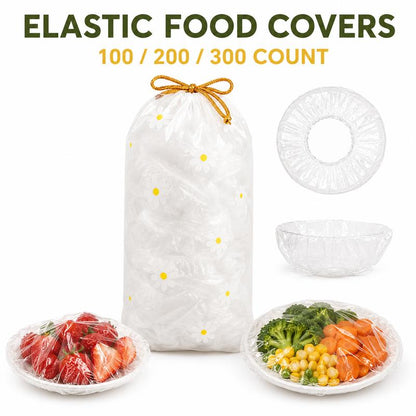🍽️Home Kitchen & Dining Food Cover, Easy Stretch Fresh-Keeping Protector For Bowls & Plates