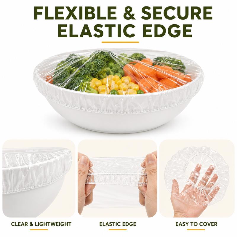 🍽️Home Kitchen & Dining Food Cover, Easy Stretch Fresh-Keeping Protector For Bowls & Plates