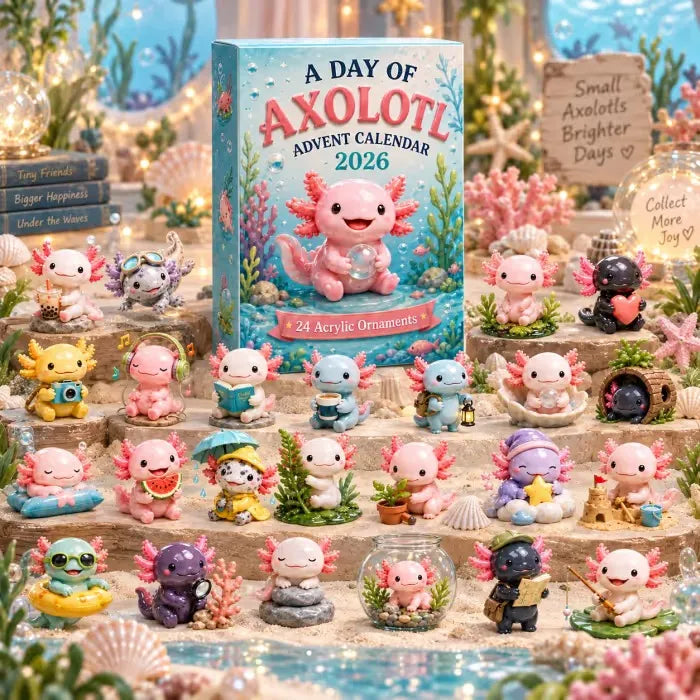 🎄CHRISTMAS KICKOFF 50% OFF - A Day Of Axolotl Advent Calendar 2026